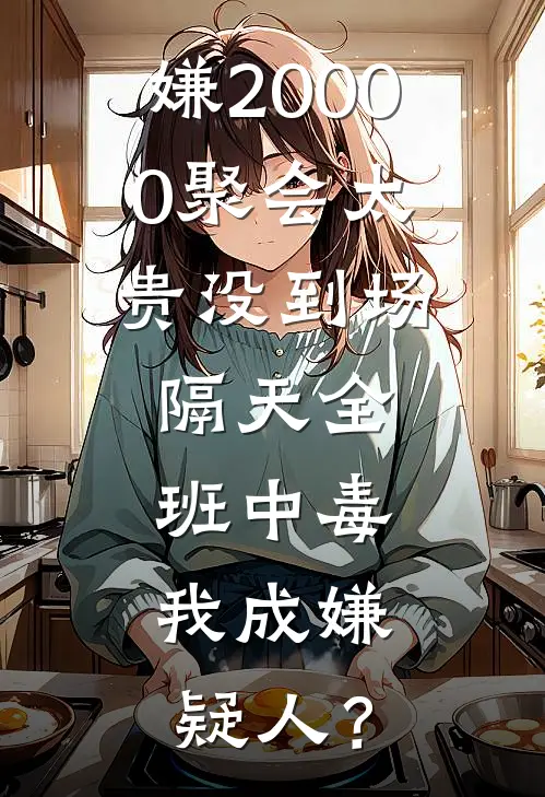 嫌20000聚会太贵没到场，隔天全班中毒，我成嫌疑人？