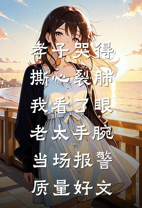 孝子哭得撕心裂肺，我看了眼老太手腕当场报警质量好文