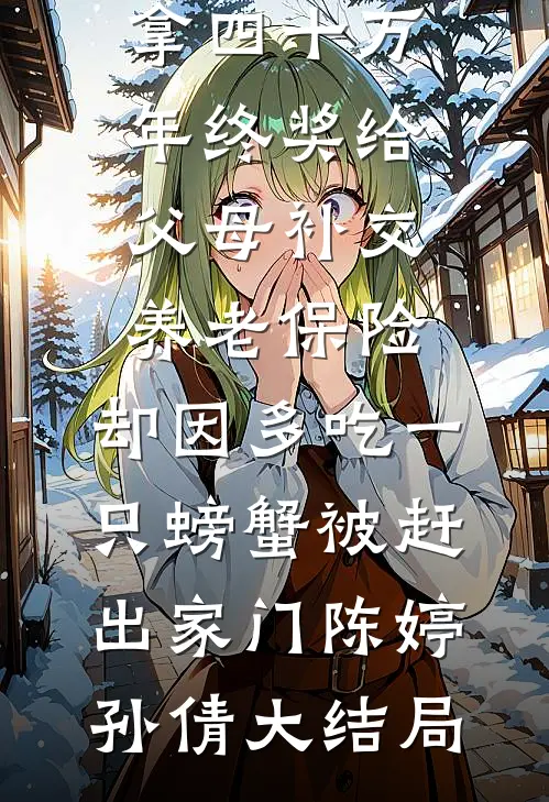拿四十万年终奖给父母补交养老保险，却因多吃一只螃蟹被赶出家门陈婷孙倩大结局