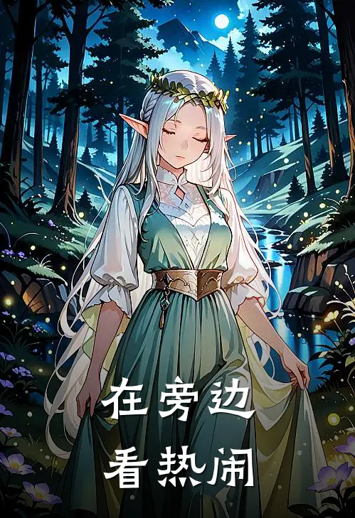 在旁边看热闹