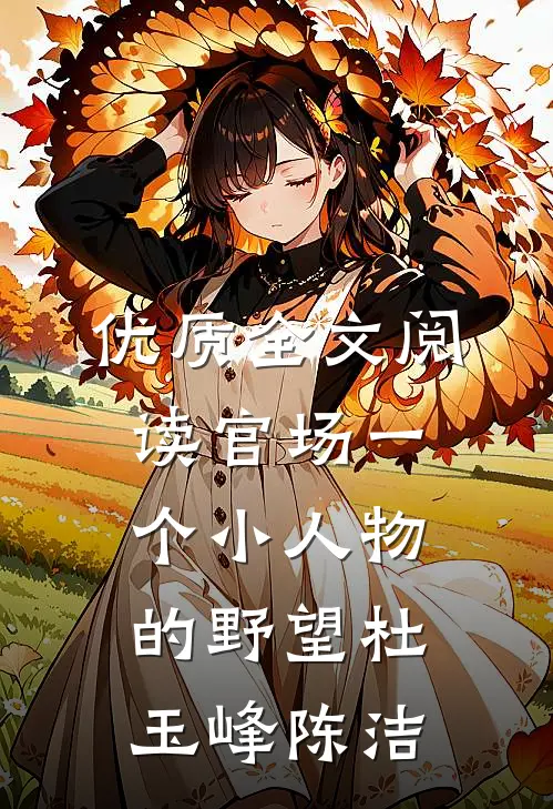 优质全文阅读官场一个小人物的野望杜玉峰陈洁
