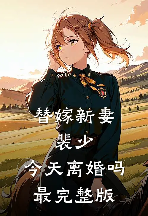 替嫁新妻：裴少，今天离婚吗最完整版