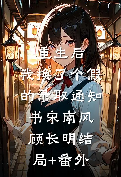 重生后，我换了个假的录取通知书宋南风顾长明结局+番外